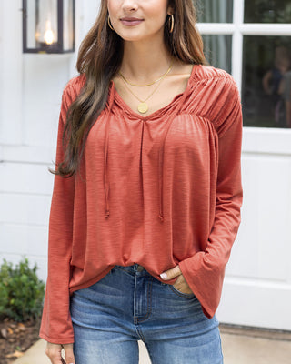 Blossom Paige Ruched Top