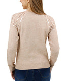 Heathered Oatmeal Shimmer Sweater