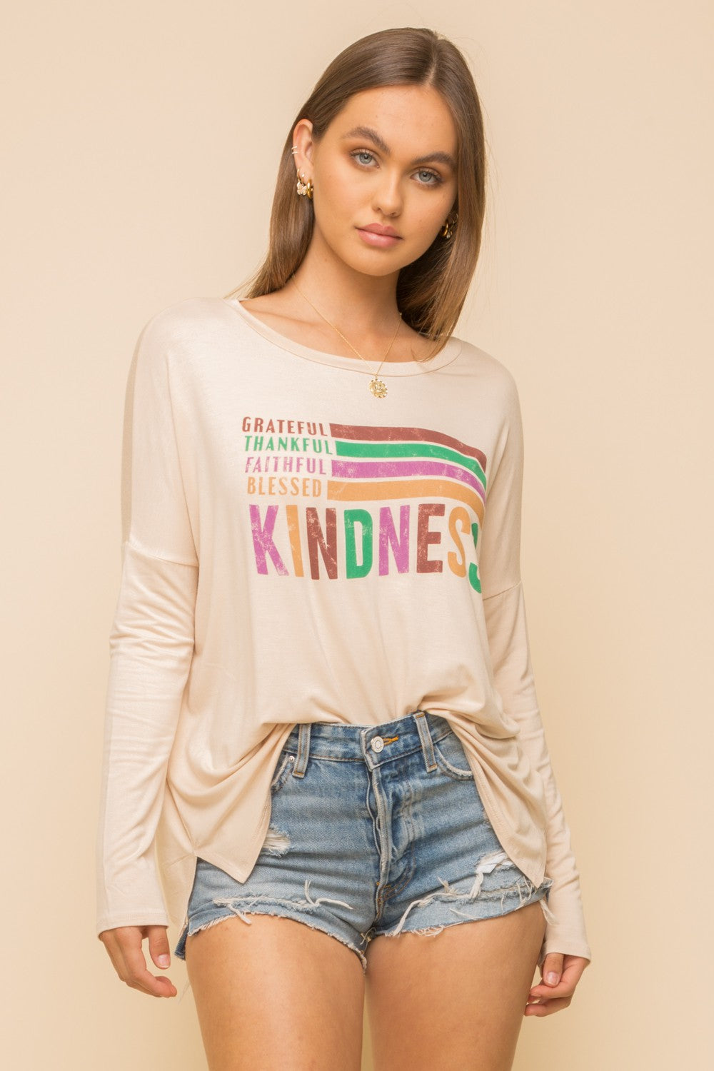 Kindness Oversized Top