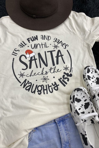 It's All Fun & Games Christmas Graphic Tee